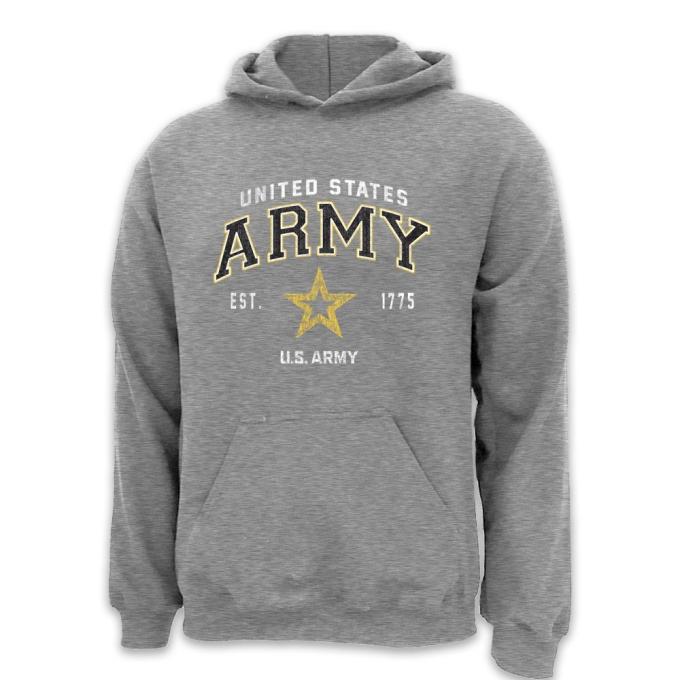 Army Vintage Block Logo Hoodie