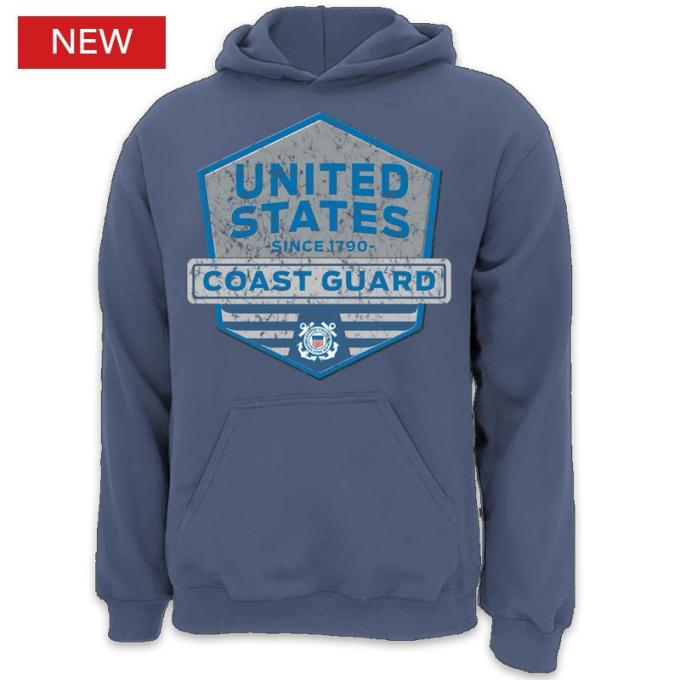 Coast Guard Hex Shield Hoodie