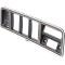 AMD Dash Bezel, Chrome/Woodgrain, without A/C, 73-79 Ford Truck; 78-79 Bronco 460-4573-W