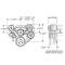 Vintage Air Front Runner™ Drive System Big Block Chevrolet Bright with Power Steering 174058