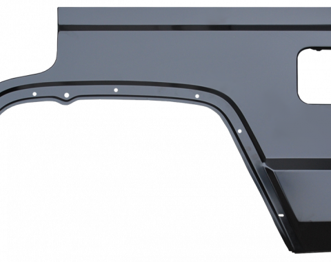 Key Parts '84-'01 Rear Quarter Panel Section, Driver,S Side 0482-131 L