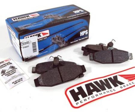 Corvette Brake Pads, Rear Hawk HP Street, 1988-1996
