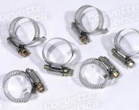 Corvette A/C Hose Clamp Set, 1963-1967