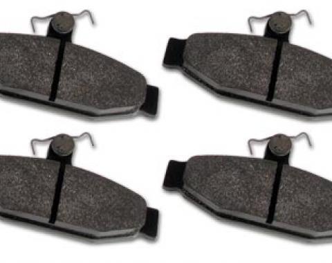 Corvette Brake Pads, Rear Hawk HP Plus, 1988-1996