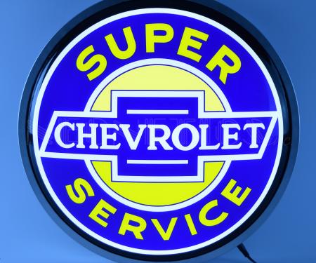 Neonetics Backlit and Specialty Led Signs, Super Chevrolet Service 15 Inch Backlit Led Lighted Sign
