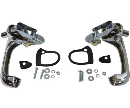 Golden Star 1967-1968 Ford Mustang Exterior Door Handle, Pair DH20-67S