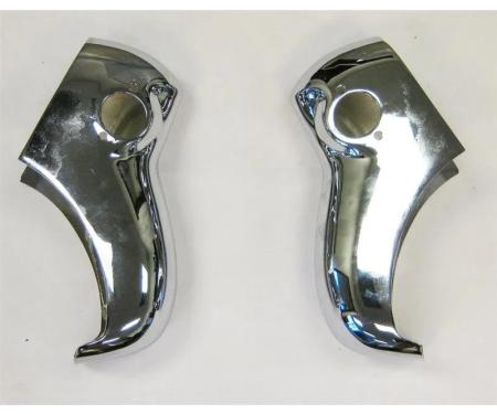 Golden Star 1955 Chevy Bumper Rear Bumper Guard Set Pair BU13-55GR