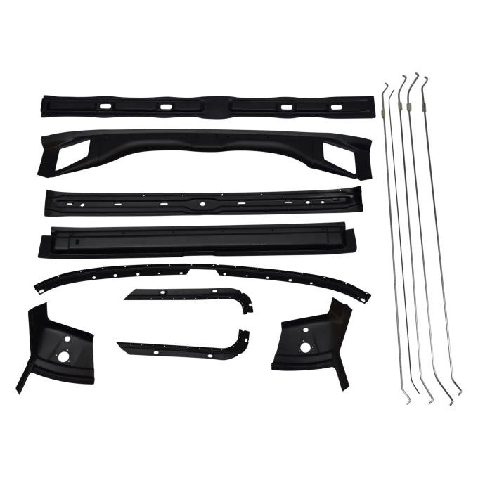 Golden Star 1967-1968 Chevy Camaro Roof Panel Brace Kit, 14 Piece RF01-67B