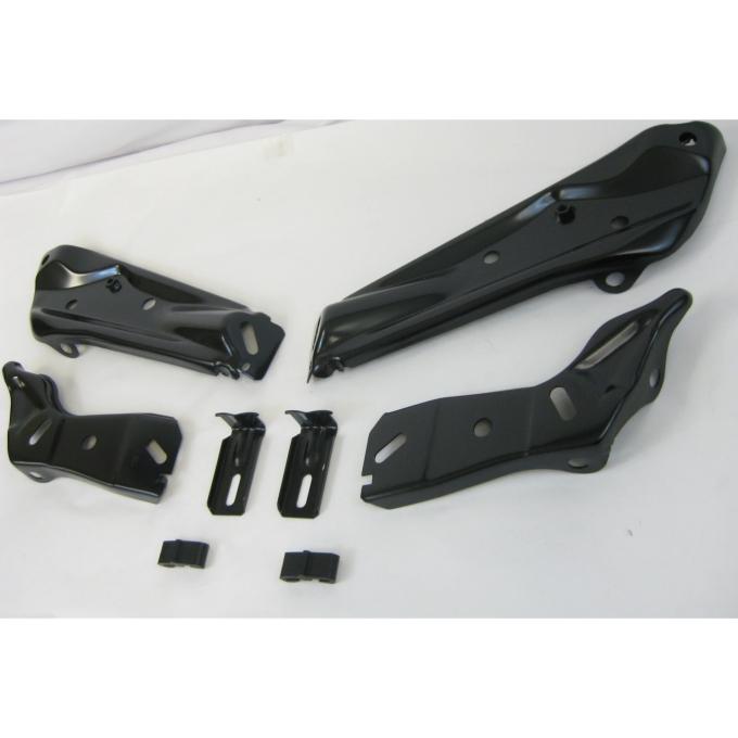 Golden Star 1971-1972 Chevy Chevelle Bumper Bracket, Front, 8 Piece BU03-71S