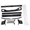 Golden Star 1967-1968 Chevy Camaro Roof Panel Brace Kit, 14 Piece RF01-67B