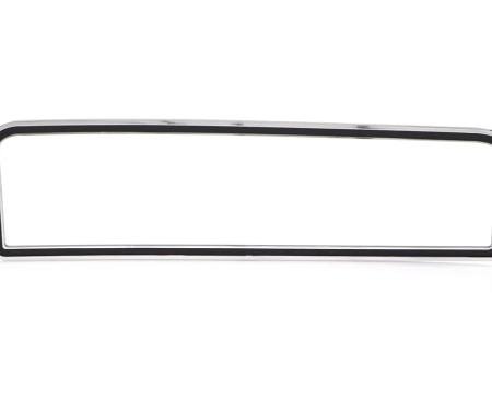 AMD Glove Box Door Trim, Chrome/Black, 73-79 Ford Truck; 78-79 Bronco 461-4573-2B