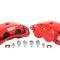 Classic Performance Front and Rear Big Disc Brake Kit with Red Calipers - 5 Lug for 1962-1965 ChevyII/Nova 6265FRBK-BB-R