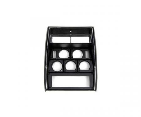 Corvette Instrument Cluster Bezel, Custom, For DIN Radio, 1977
