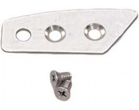 Corvette T-Top Rear Mounting Plate, Left, 1968-1977