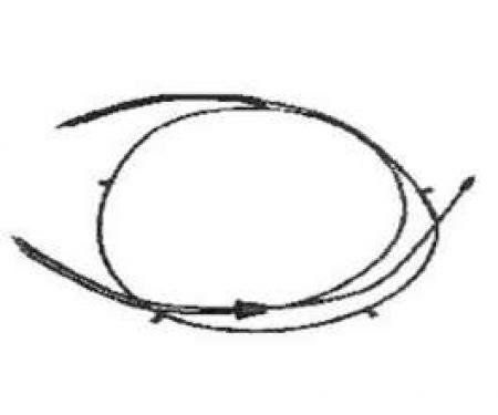 Corvette Hood Release Cable Assembly, 1997-2004