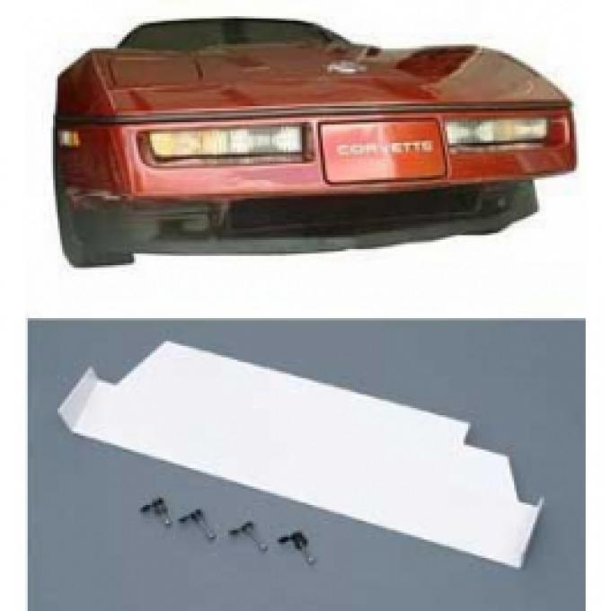 Corvette Performance Air Dam, Front, Lower, White, Big Mouth, 1984-1989