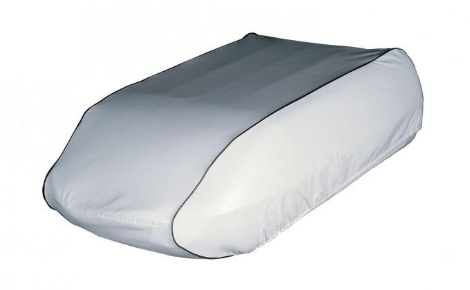 Adco Covers 3016, Air Conditioner Cover, Fits DuoTherm Penguin I And II/ Dometic Low Profile CA Series, Polar White, Vinyl, Parachute Style Draw Cord Mounting, Weatherproof, 25 Inch Width x 11 Inch Depth x 39 Inch Length