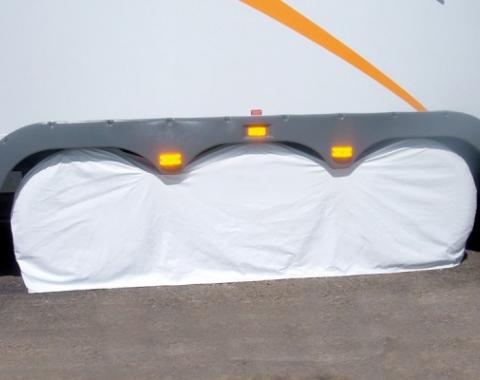 Adco Covers 3982, Tire Cover, Triple Tire Cover, Fits 30 Inch To 32 Inch Diameter Tires, Slip On, White, Vinyl, Single