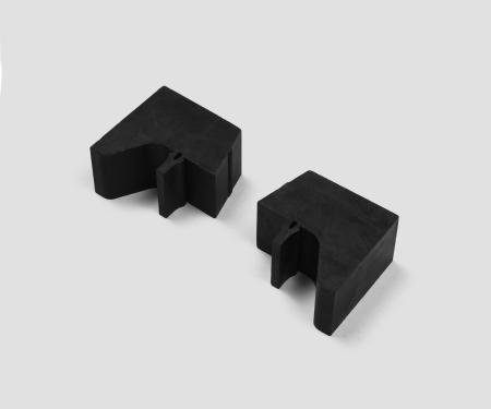 Detroit Muscle Technologies Mopar B Body 71-74 Door Window Glass Down Stop Bumper Pair CHR3499785