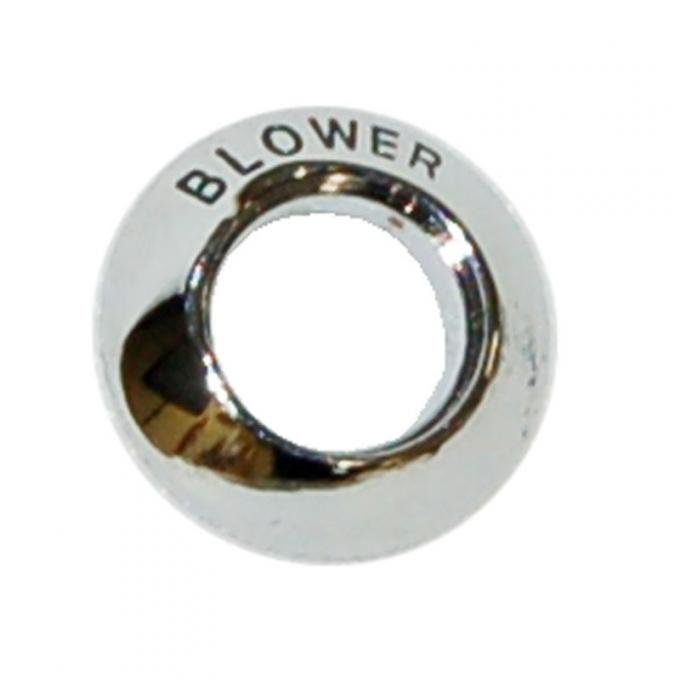 Dennis Carpenter Heater Blower Switch Bezel - 1949-50 Ford Car   8A-18598-A