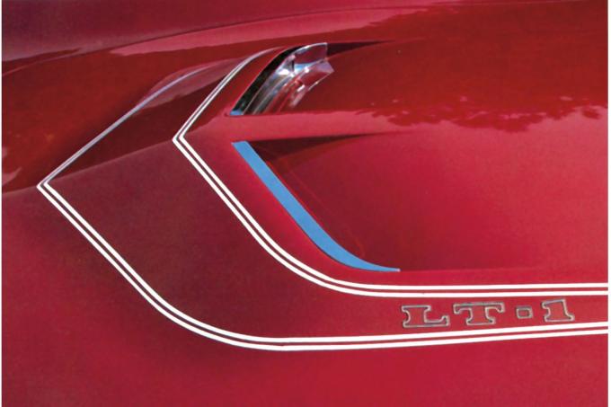 Corvette Hood Stencil Kit, Lt1, 1970