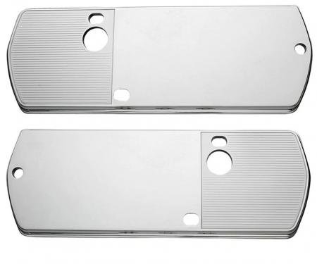 Chevelle Armrest Plates, Chrome, 1968