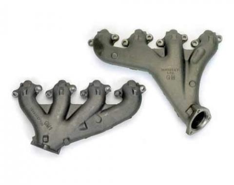 Corvette Exhaust Manifolds, Big Block, Without A.I.R. Holes, 1966-1969