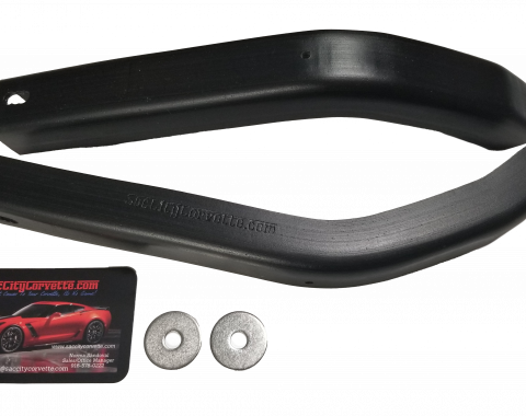 Corvette C5 Anti Scrape Fangs, Black, 1997-2004