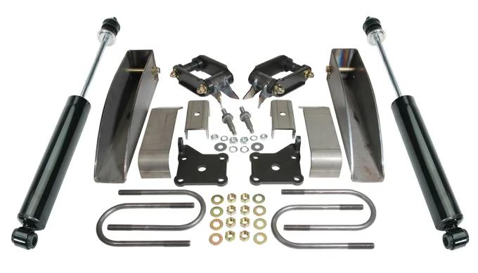 Classic Performance Leaf Spring Relocation Kit for 1955-57 Chevy Belair, Fullsize, Weld on 5557CLSRK-S