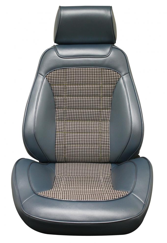 Distinctive Industries 1968 Camaro Houndstooth Touring II Front Assembled Bucket Seats (69 Houndstooth Cloth) 072496