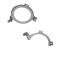 AMD Dash Speaker Bracket Set &ndash; 81-91 Chevy GMC CK Squarebody Truck SUV 463-4081-4P