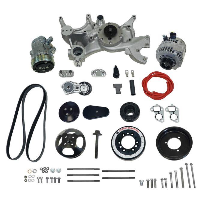 Vintage Air Front Runner™ Drive System GM LS7 Dry-Sump Black without Power Steering 175034