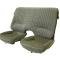 Acme Auto Front and Rear Seat Upholstery with Solid Rear Back Rest U403S