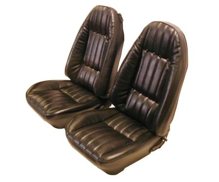 Acme Auto Front and Rear Seat Upholstery with Solid Rear Back Rest U378