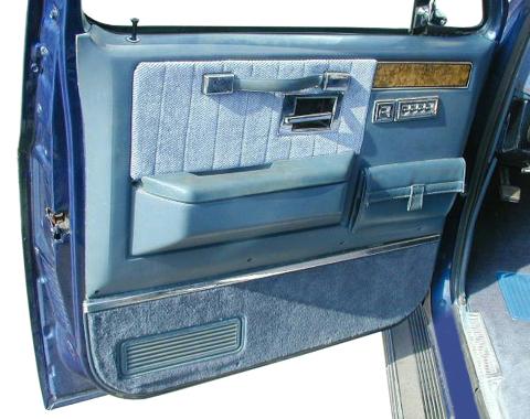 Acme Auto Door Panel Lower Carpet Panels, 1973-87 Chevrolet & GMC Standard Cab Truck DP7387