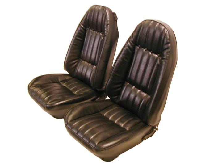 Acme Auto Front and Rear Seat Upholstery with Solid Rear Back Rest U378