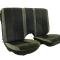 Acme Auto Front and Rear Seat Upholstery with Solid Rear Back Rest U302S