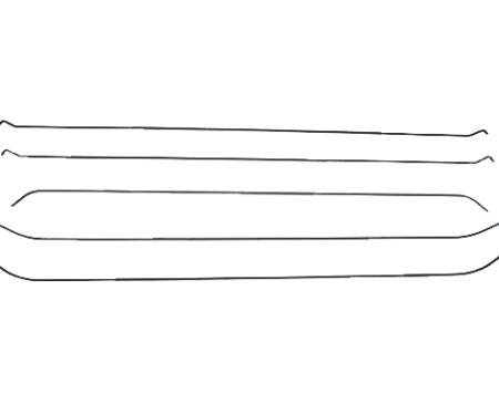 Acme Auto Headliner Bows, 1967-69 Chevy Camaro & Pontiac Firebird 2 Door Hardtop (5 Bow) HLBKC6769