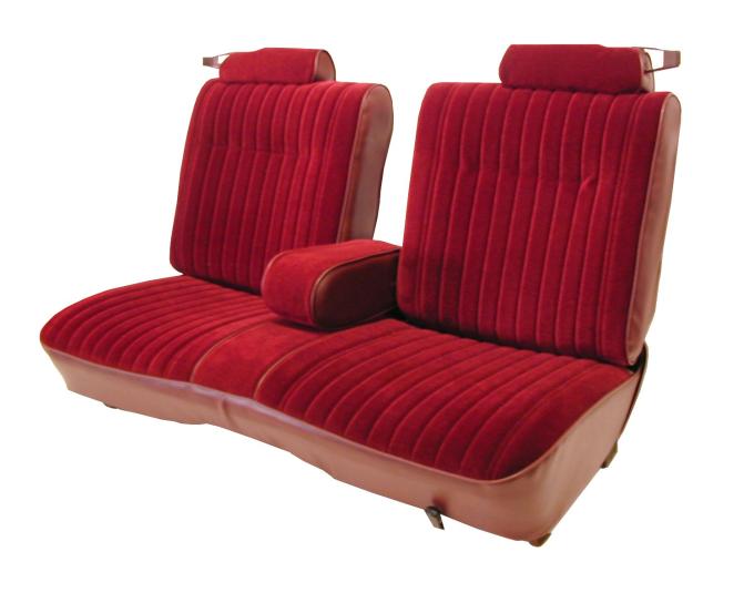 Acme Auto Front Bench with 50/50 Split Back Seat Upholstery with Center Arm Rest U207