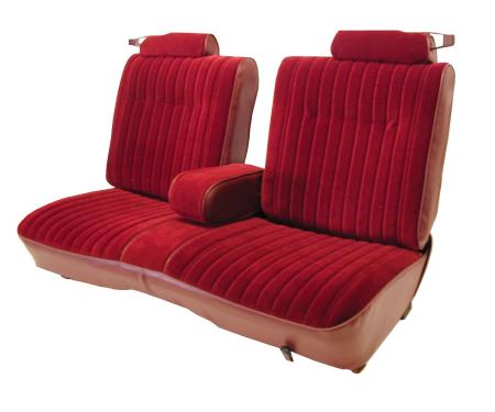 Acme Auto Front Bench with 50/50 Split Back Seat Upholstery with Center Arm Rest U207