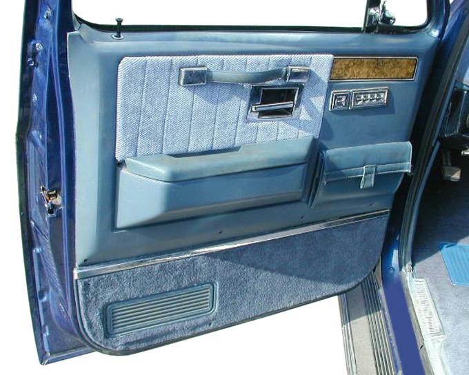 Acme Auto Door Panel Lower Carpet Panels, 1973-87 Chevrolet & GMC Standard Cab Truck DP7387