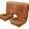 Acme Auto Front and Rear Seat Upholstery with Solid Rear Back Rest U306