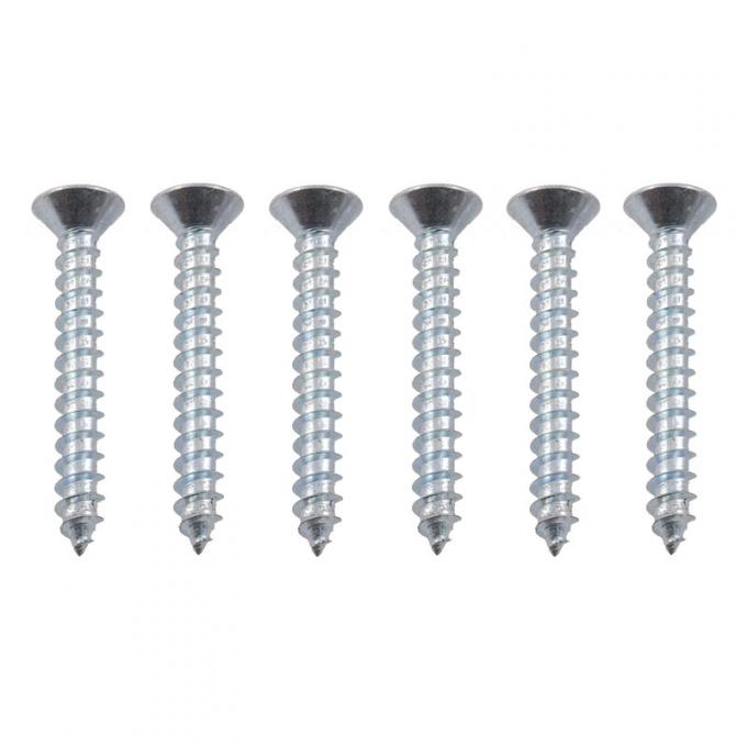 Dennis Carpenter Garnish Moulding Screws - Set of 6 - 1953-56 Ford Truck 52388-SSGM