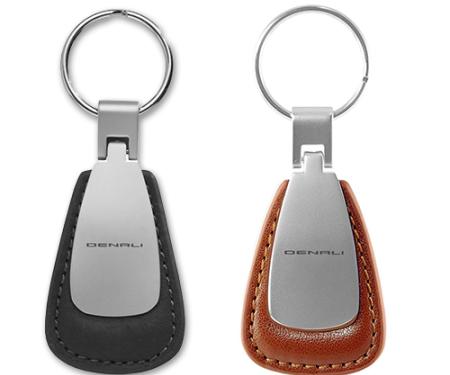 Gmc Denali Leather Teardrop Keychain
