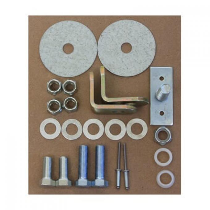 Scott Drake 1964-1973 Ford Mustang 3-Point Seat Belt Hardware Kit SB-3P-HK