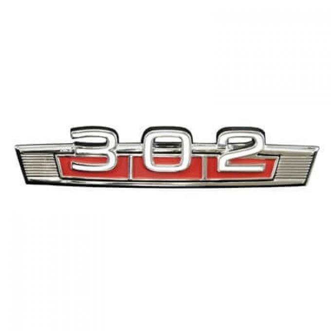 Scott Drake 1969-1971 Ford Bronco Fender Emblem, Bronco 302, Concours C8OZ-16228-B