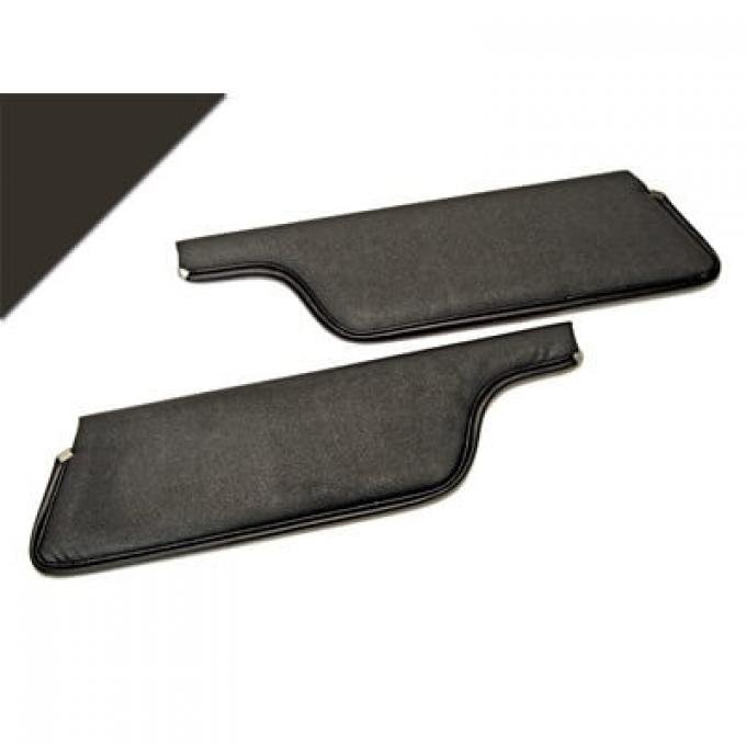Scott Drake 1967-1968 Ford Mustang 67-68 Sun Visor (Black) Pair C7ZZ-6504104-BK