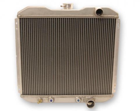 Scott Drake 1967-1969 Ford Mustang 2 Row Down Flow Aluminum Radiator 340-2AL