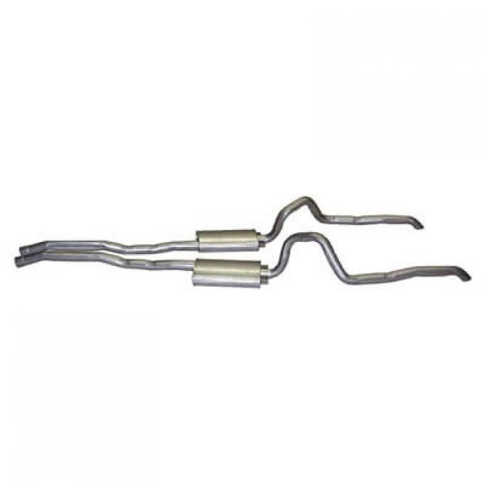 Scott Drake 1971-1973 Ford Mustang 1971-73 Mustang Exhaust (Non-Mach 302 2" Dual Exhaust Sys) D1ZZ-5257-ARK