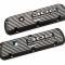 Scott Drake Aluminum Valve Cover with 302 Powered by Ford Logo Wrinkle Black Finish 6A582-302